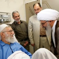 عيادة العلماء والشخصيات للإمام الخامنئي حفظه الله في المستشفى